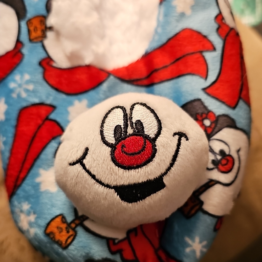 Brand New FROSTY The SNOWMAN Slipper Socks Size 7-9